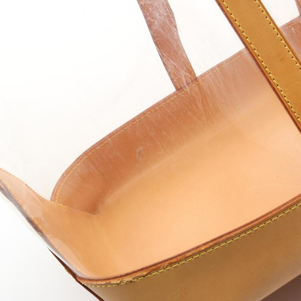 LOUIS VUITTON Authentic Brown Leather Tote Bag - Picture 9 of 13